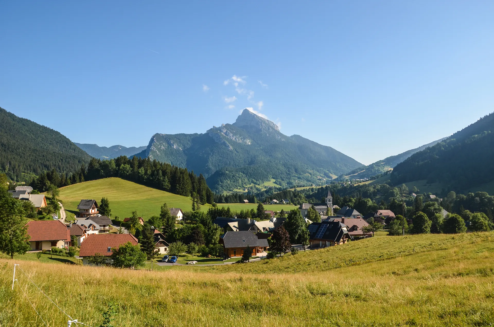 Le Grand Som vue depuis saint-pierre de Chartreuse