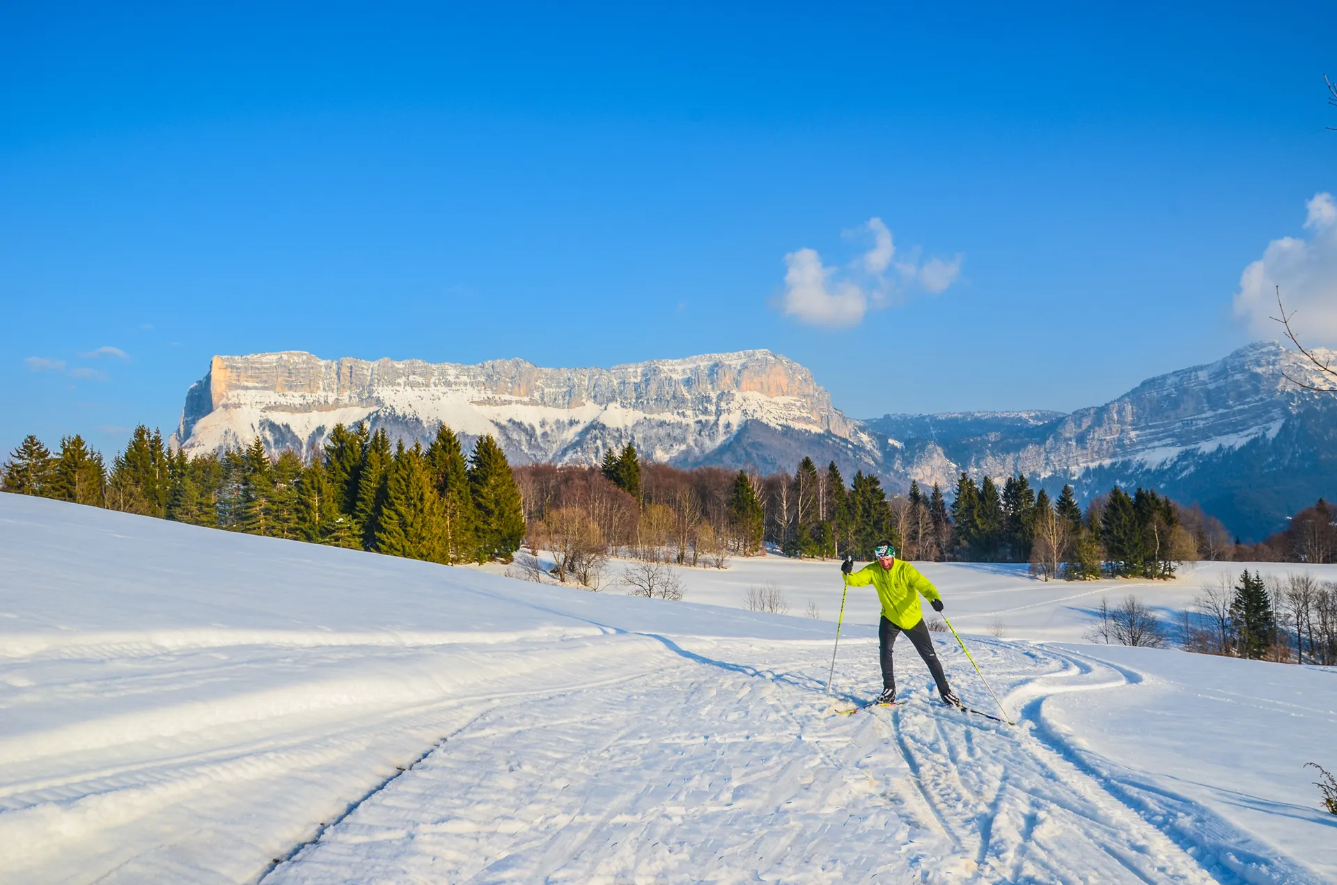 Ski de fond au Desert d'Entremont